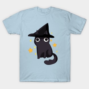 Cute wizard black cat T-Shirt